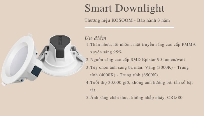 am tran smart downlight